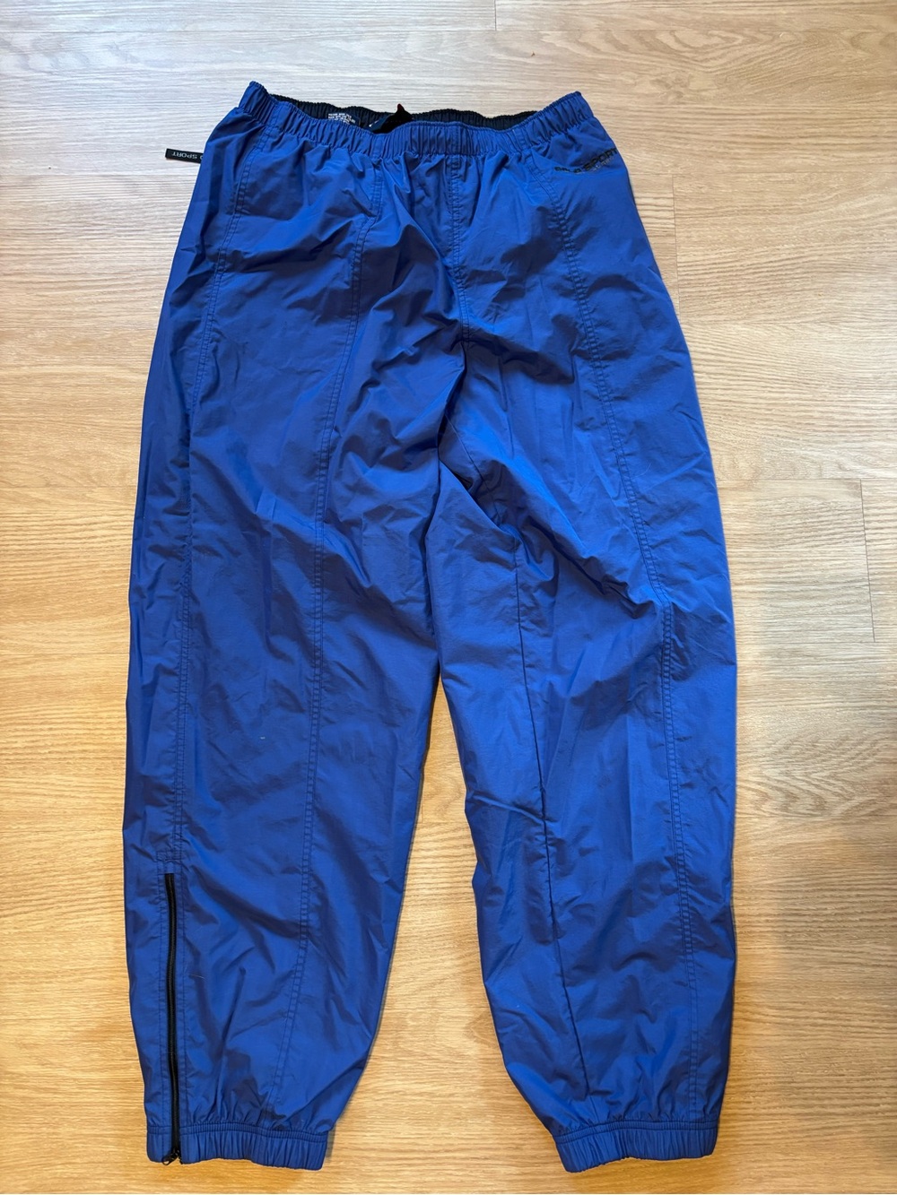 VTG Polo Sport Ralph Lauren Men’s XL Track Pants WindBreaker Ankle Zip Blue